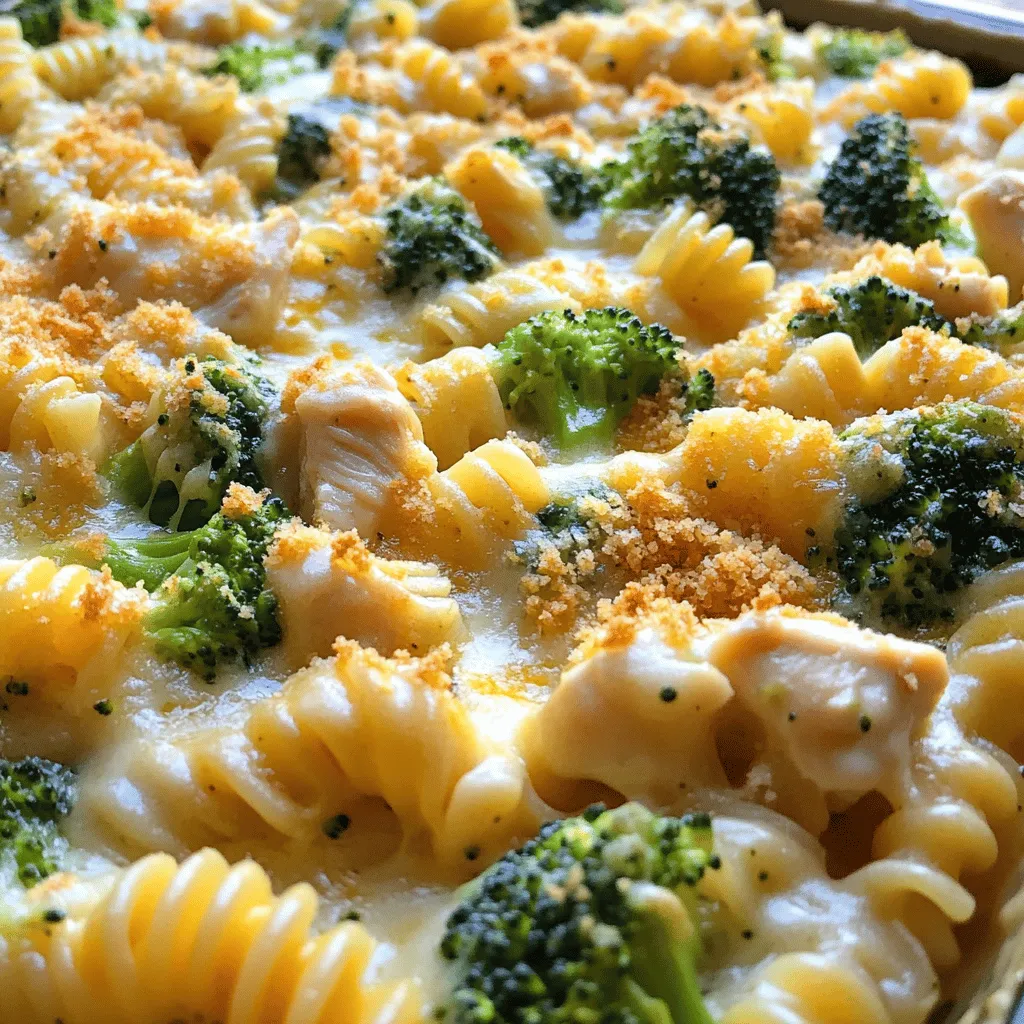 Chicken and Broccoli Alfredo Bake Simple Dinner Delight