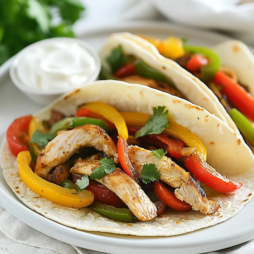 Zesty Lime Chicken Fajitas Flavorful and Simple Meal