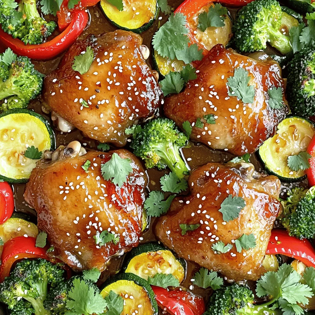 Sheet Pan Honey Garlic Chicken Simple and Tasty Meal