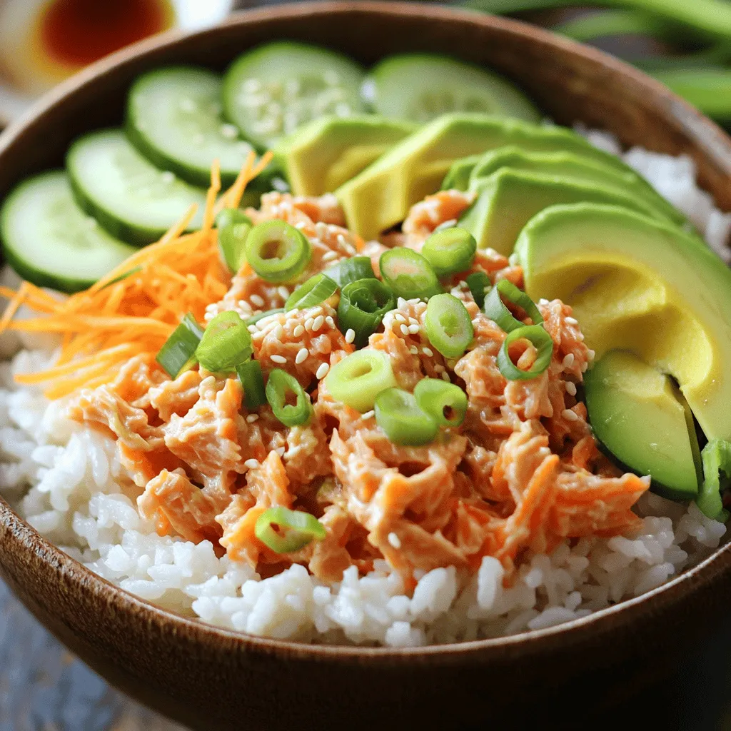 Easy Spicy Tuna Sushi Bowls Delightful and Quick Meal