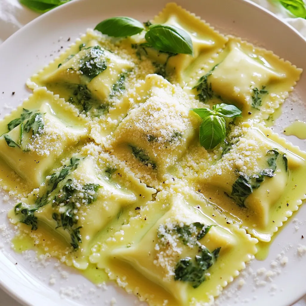 Creamy Spinach Ricotta Ravioli Flavorful Comfort Dish