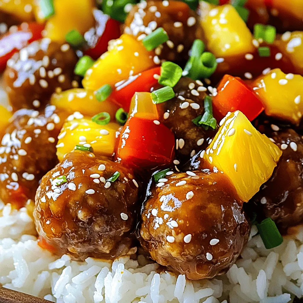 106. Sweet and Sour Meatballs Flavorful Dinner Option