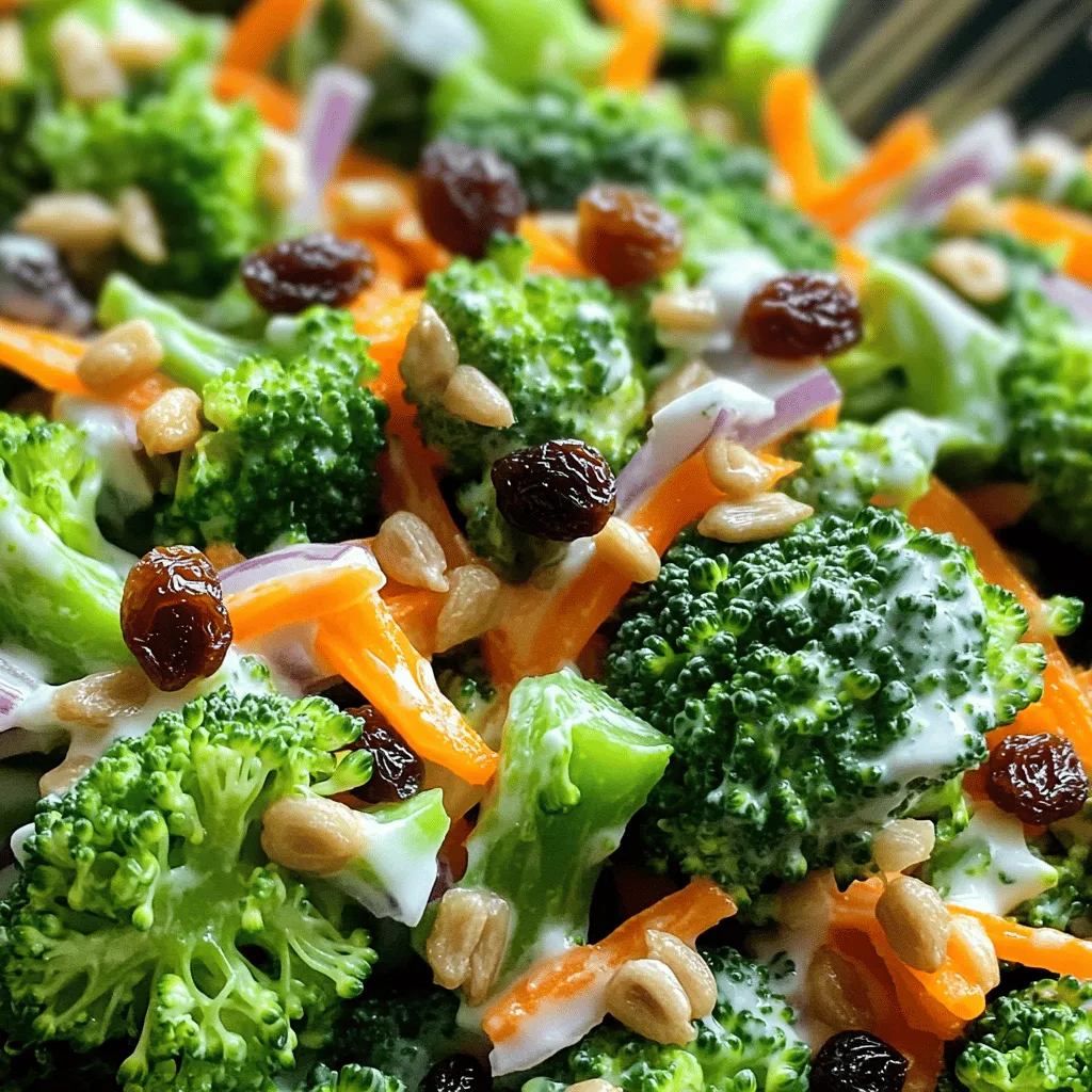 Classic Broccoli Salad Refreshing and Flavorful Delight