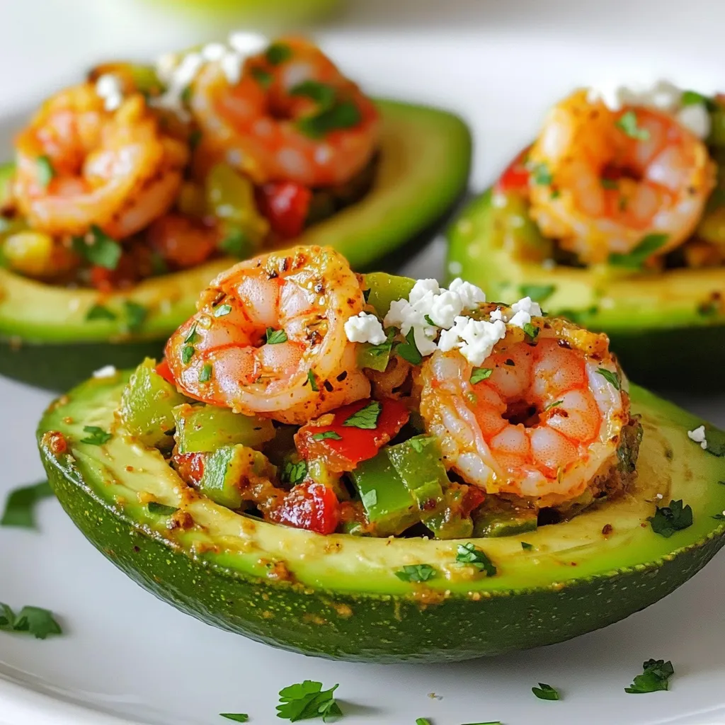 Cajun Shrimp Stuffed Avocados Flavorful and Simple Dish