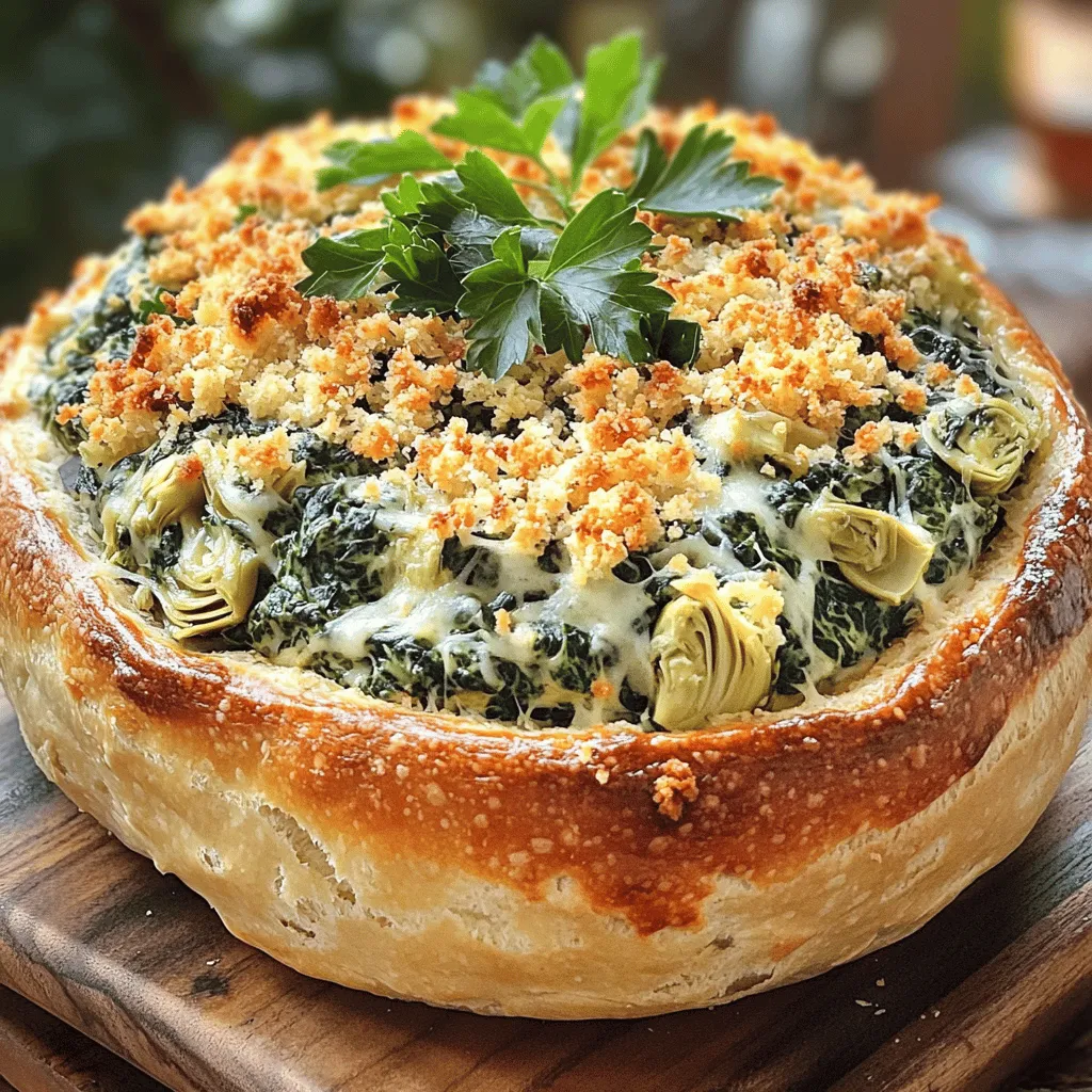 Spinach Artichoke Stuffed Bread Irresistible Delight