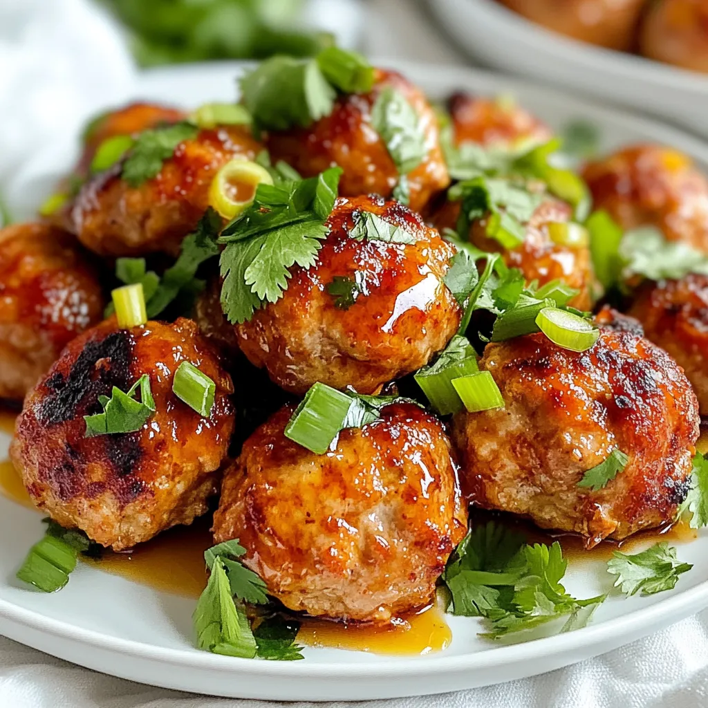 Honey Sriracha Turkey Meatballs Flavorful and Easy Recipe