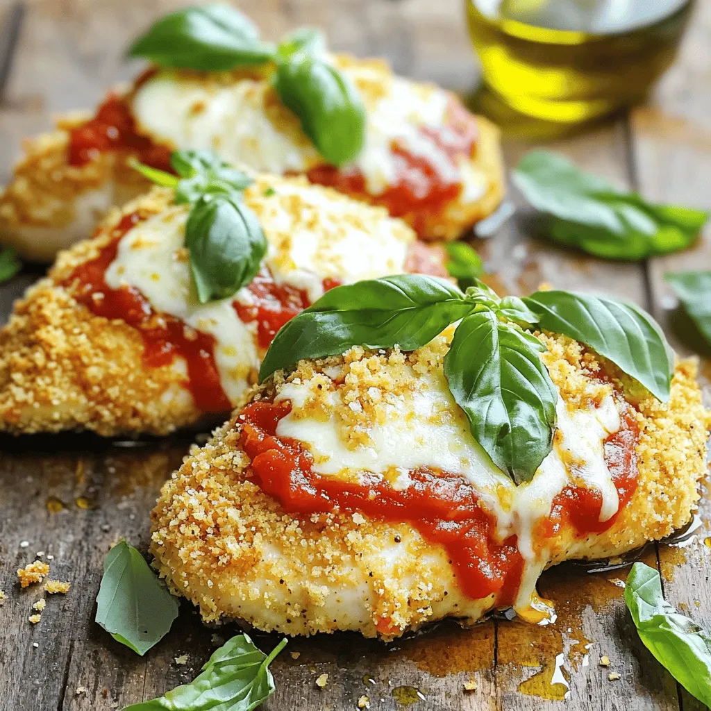 Oven-Baked Chicken Parmesan Crunchy and Tasty Dish