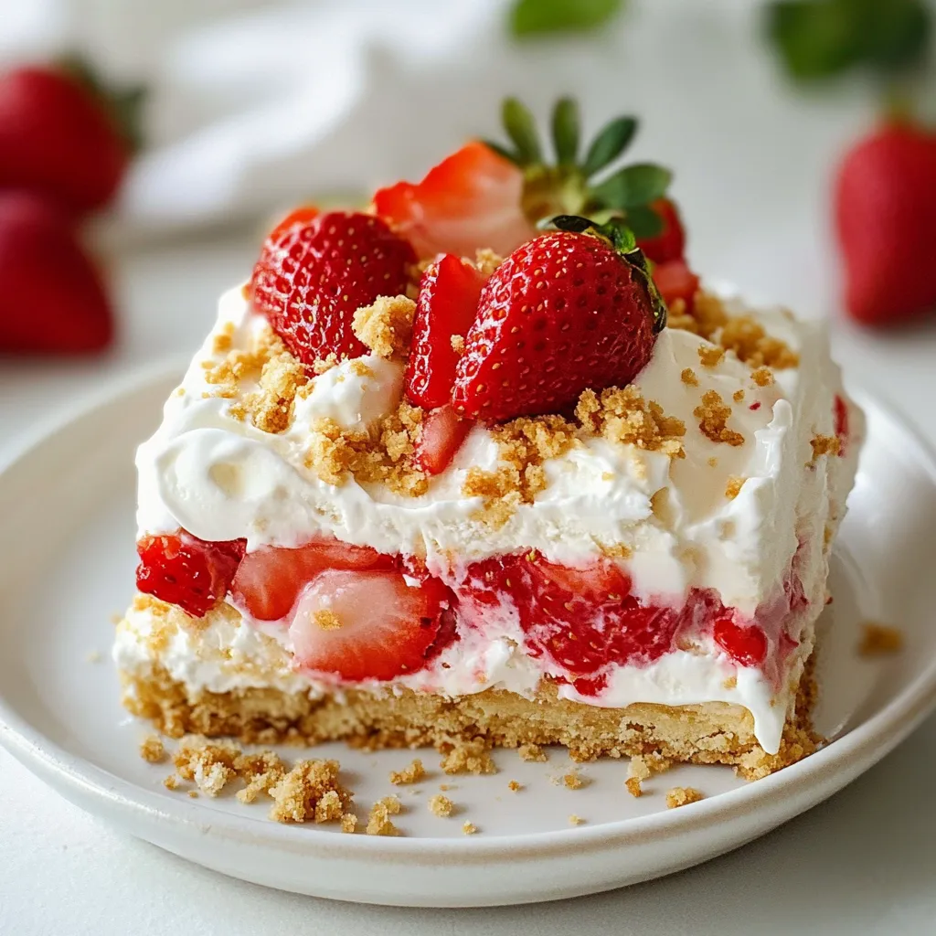 Strawberry Shortcake Ice Cream Bars Simple and Tasty