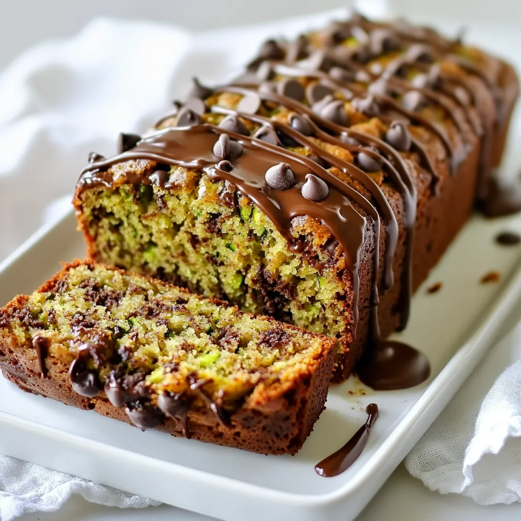Chocolate Chip Zucchini Bread Savory and Moist Recipe