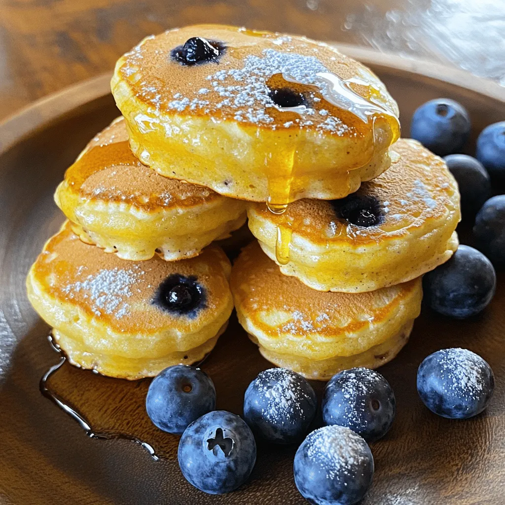 Blueberry Pancake Bites Tasty and Easy Snack Recipe