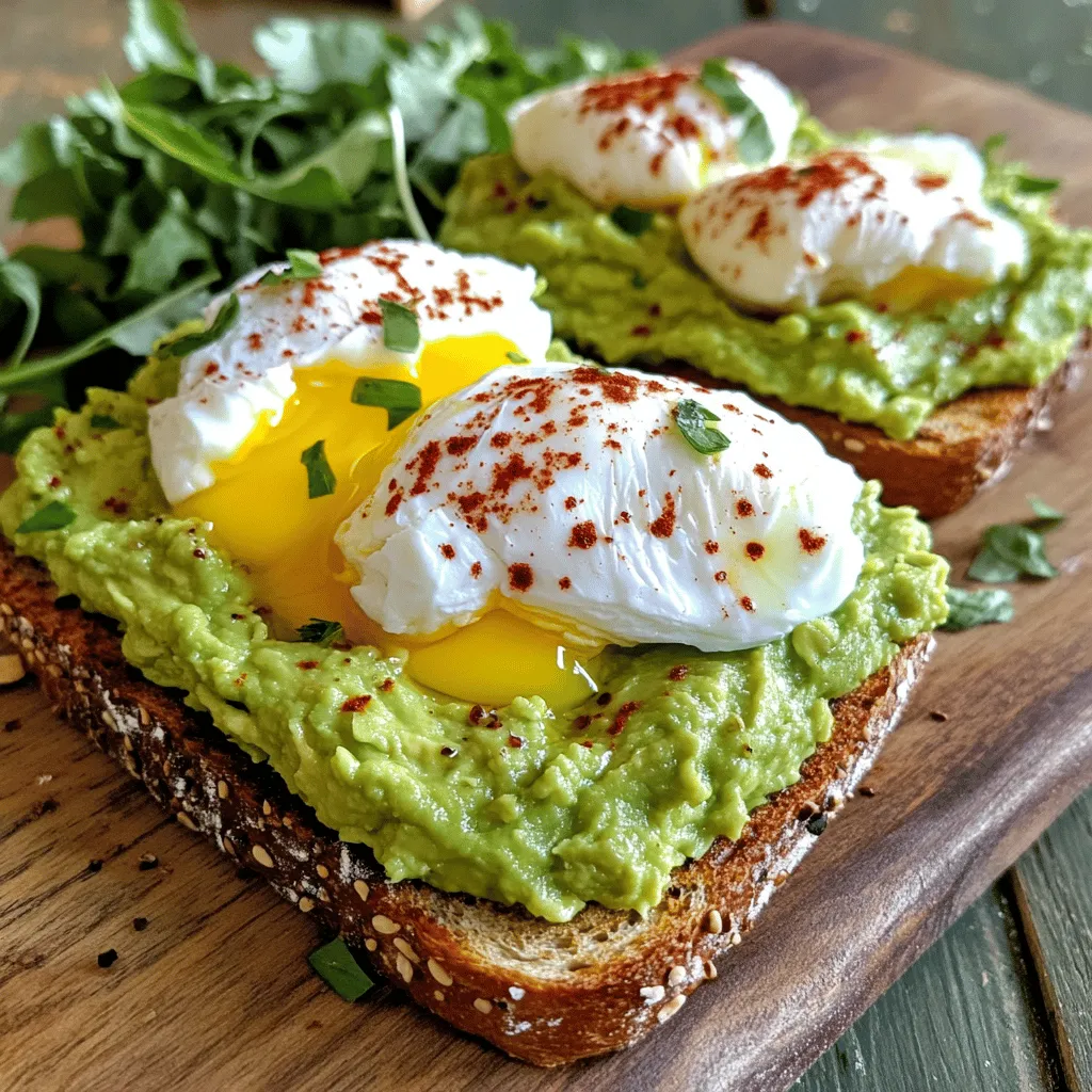 Avocado Toast with Poached Egg Quick and Easy Recipe