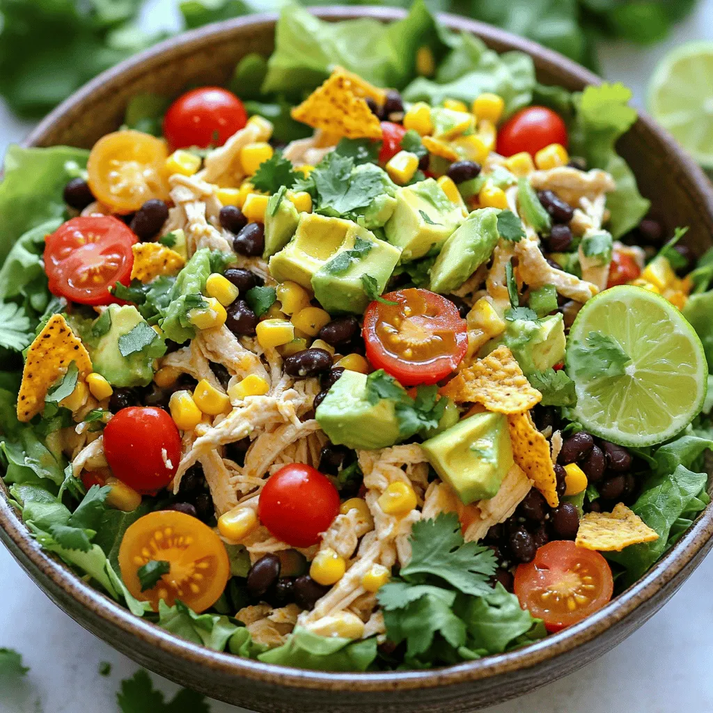 Savory Southwest Chicken Salad Easy and Flavorful Dish