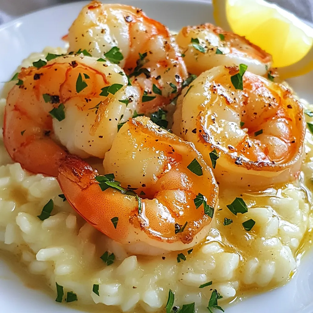 Garlic Butter Shrimp Risotto Flavorful and Creamy Dish
