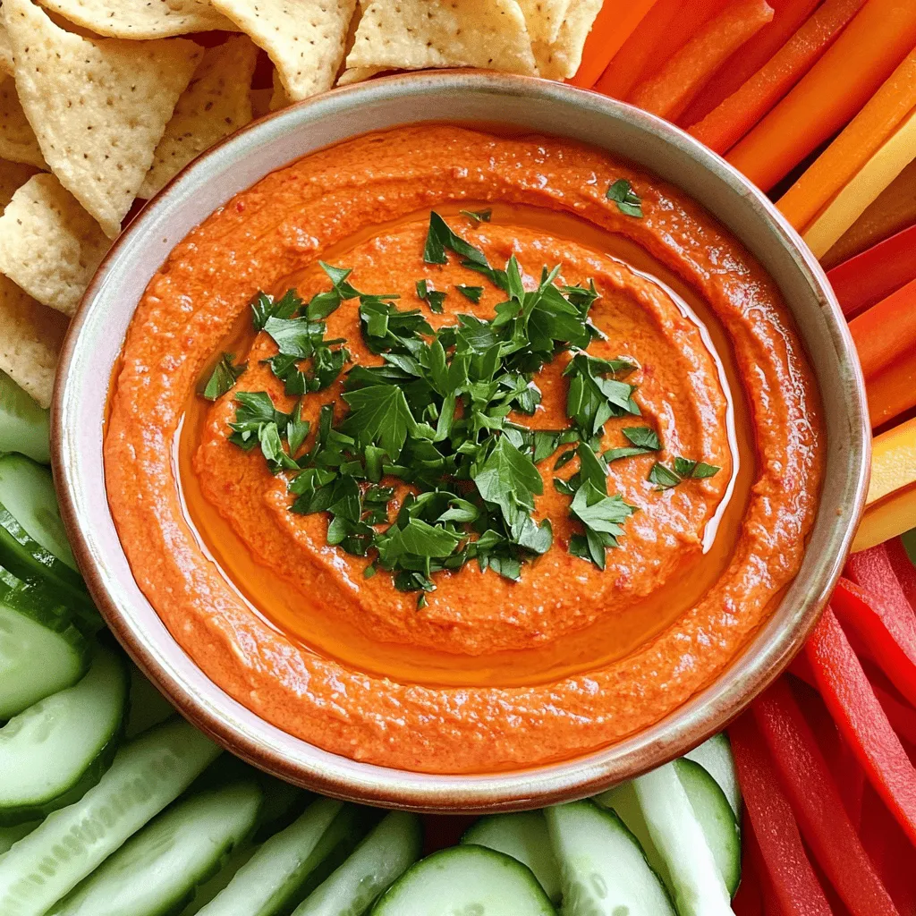 Roasted Red Pepper Goat Cheese Dip Easy and Flavorful