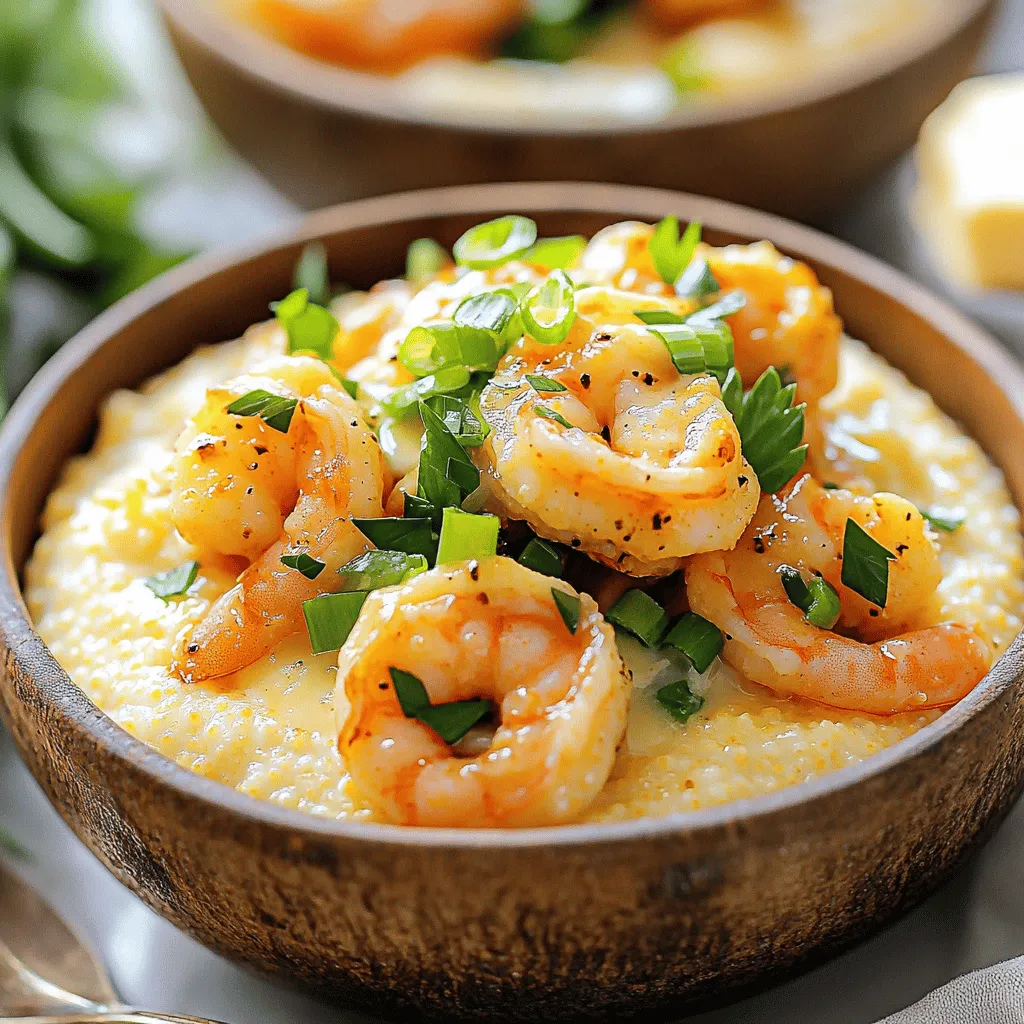 Garlic Butter Shrimp &#038; Grits Flavorful Dinner Delight