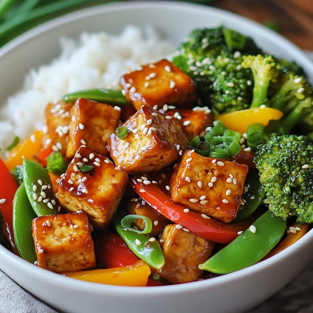 Teriyaki Tofu Stir Fry Delicious and Easy Meal Prep