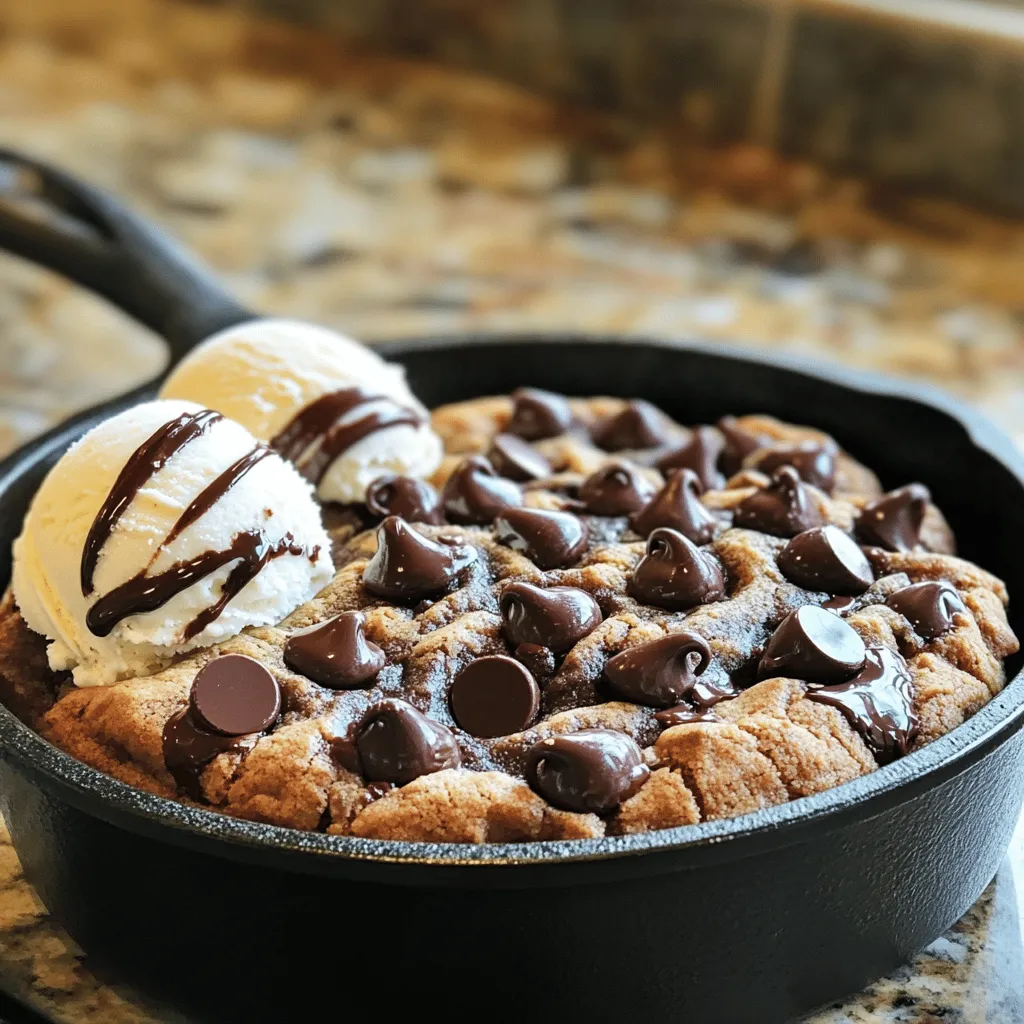 Air Fryer Chocolate Chip Cookie Skillet Delight