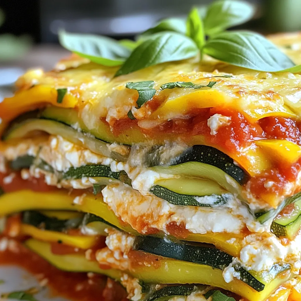 Slow Cooker Veggie Lasagna Flavorful and Hearty Meal