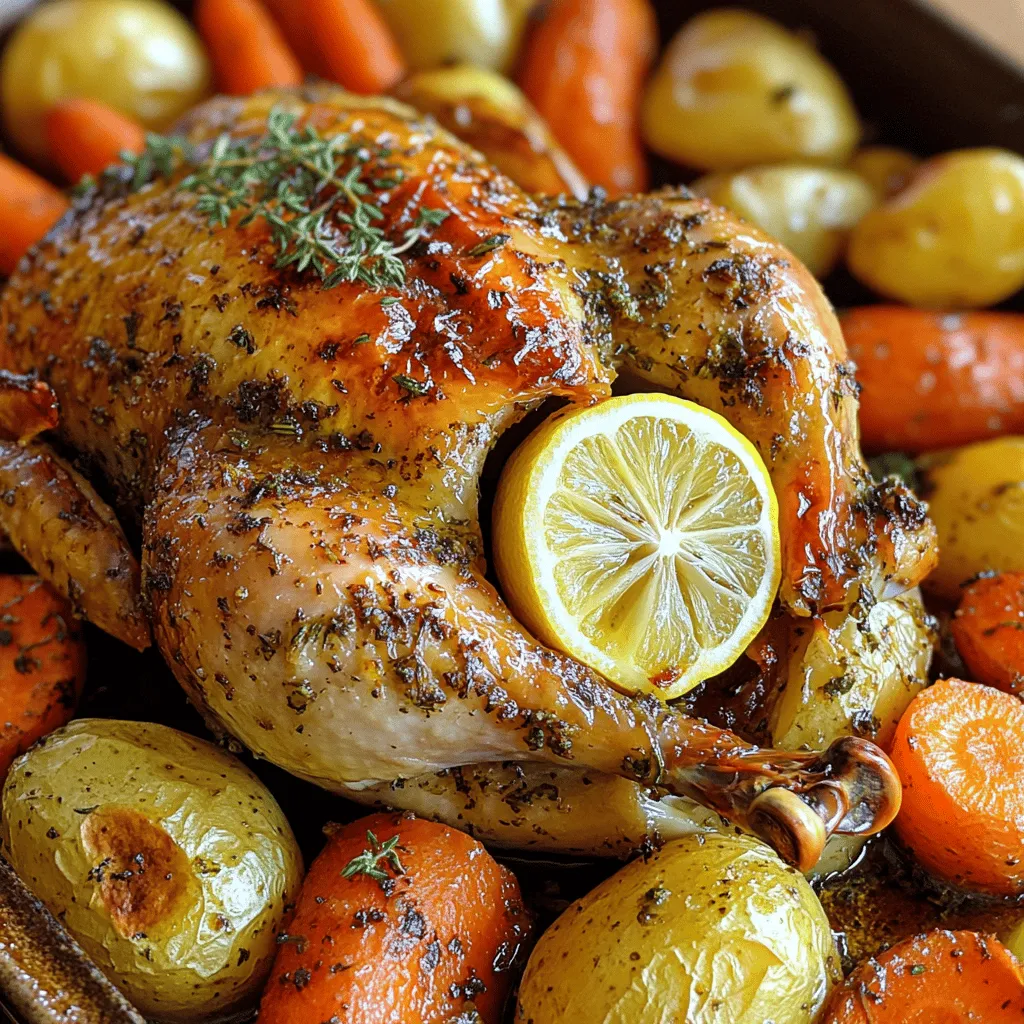 Garlic Butter Herb Roasted Chicken Savory Dinner Delight