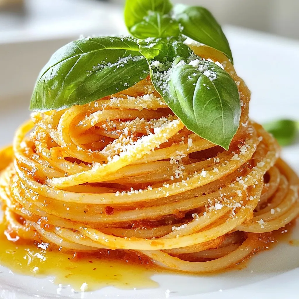 Roasted Red Pepper Pasta Simple and Flavorful Dish