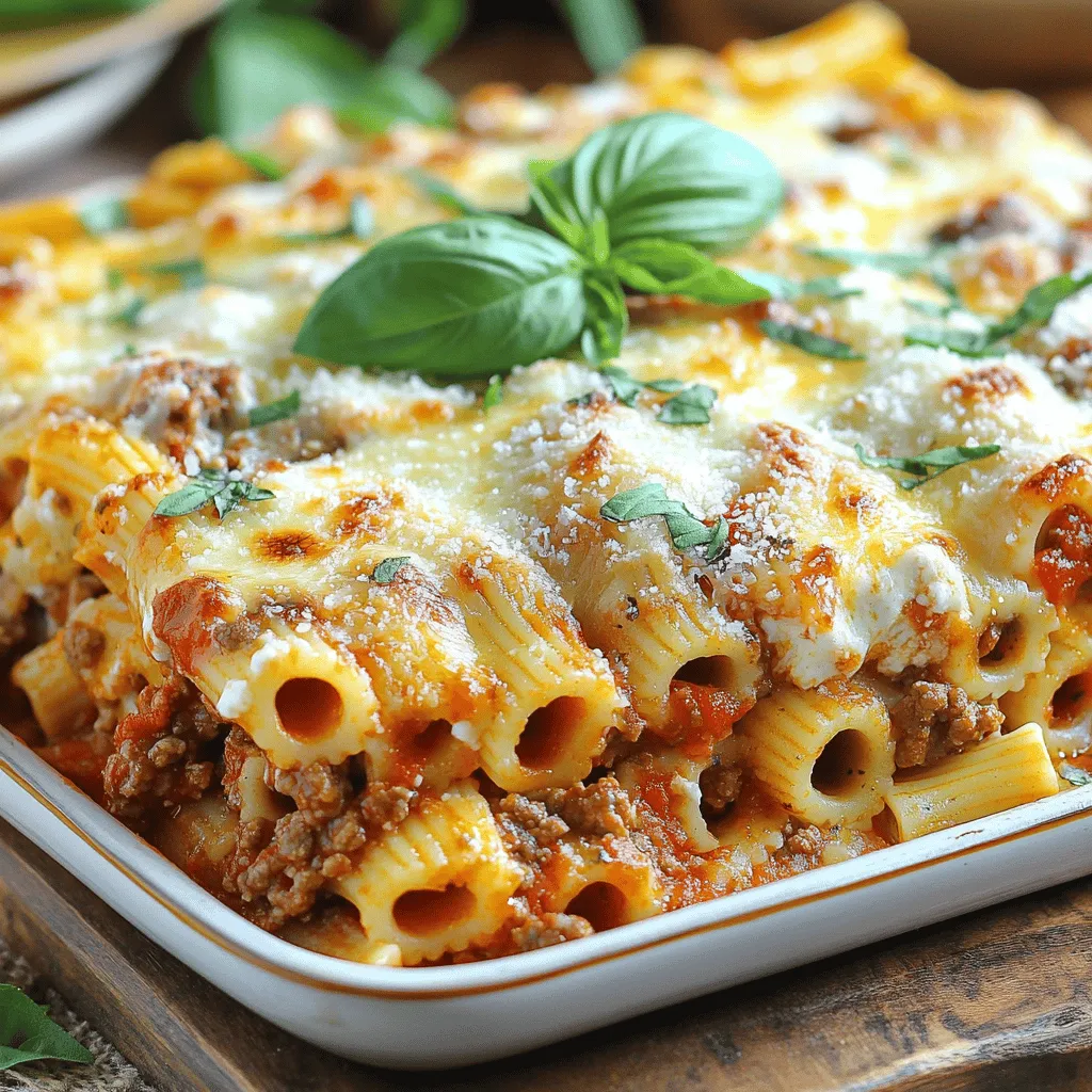 Simple Baked Ziti Flavorful and Comforting Recipe
