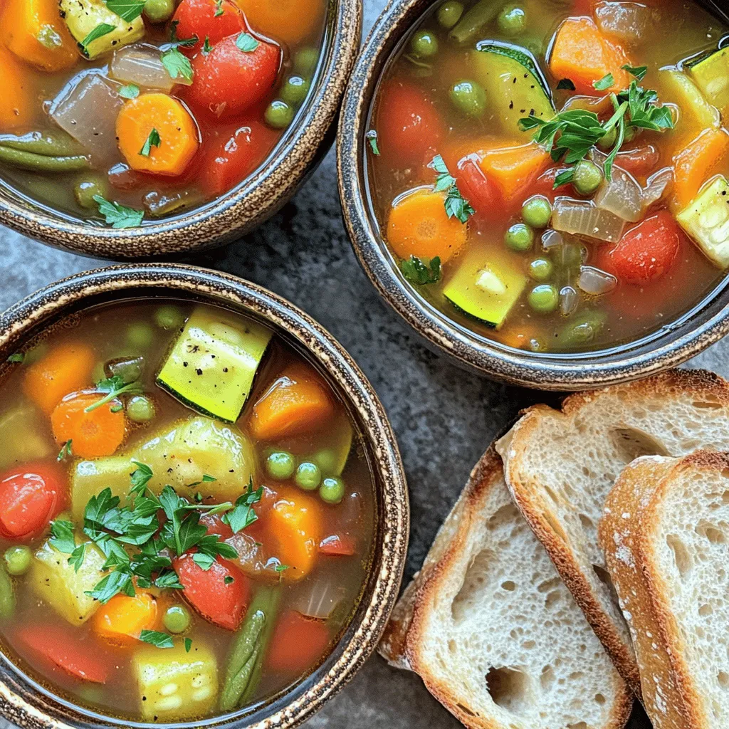 Savory Instant Pot Vegetable Soup Easy and Quick Recipe