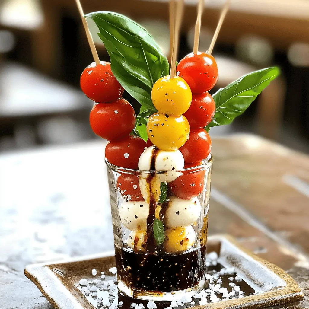 Mini Caprese Skewers: Easy Appetizer Delight