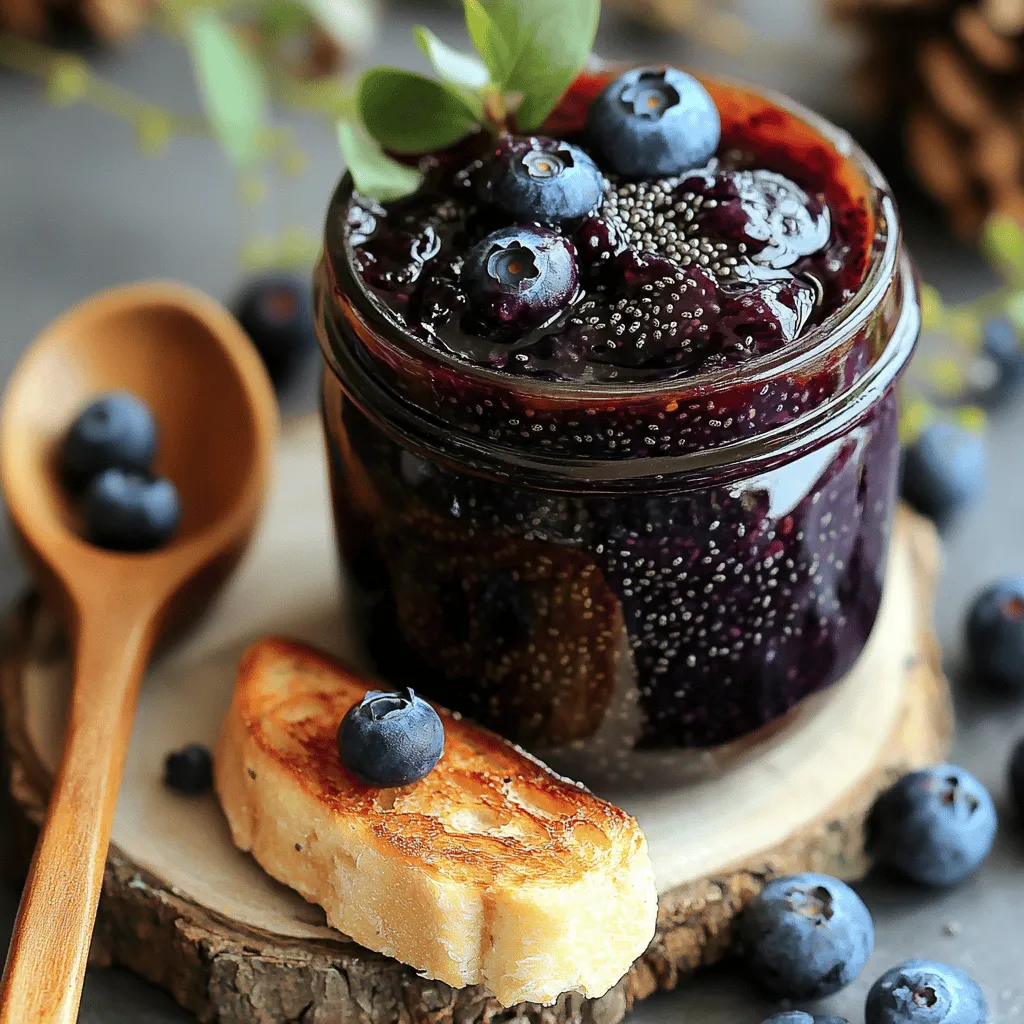 Blueberry Chia Seed Jam Easy and Healthy Recipe