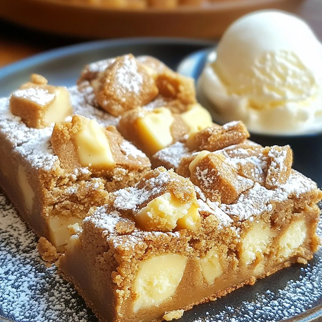 Cookie Butter Blondies Irresistible and Easy Treat