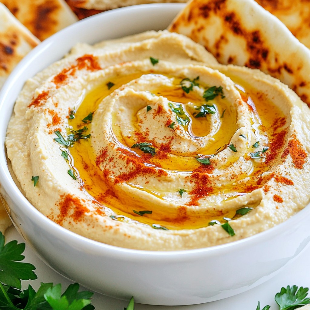 Creamy Roasted Garlic Hummus Flavorful and Easy Recipe