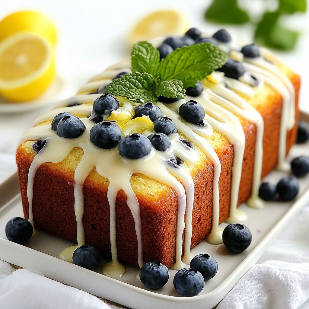 Lemon Blueberry Pound Cake Delightful and Simple Recipe