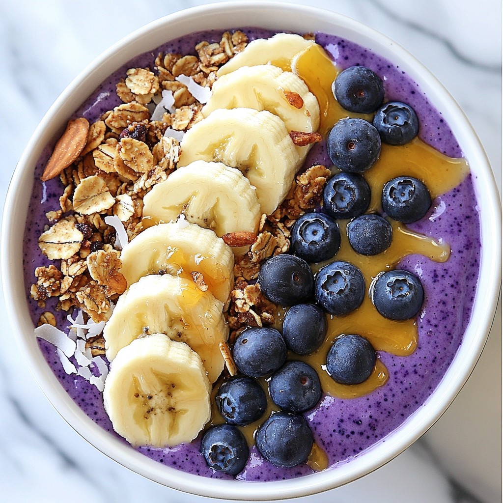 Blueberry Banana Smoothie Bowls Delightful and Healthy