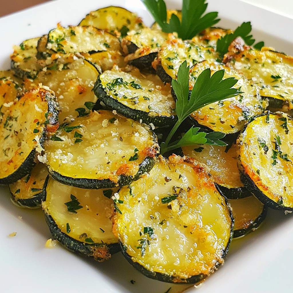 Parmesan Herb Roasted Zucchini Savory and Simple Dish