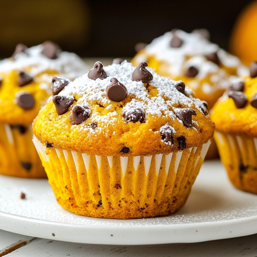 Pumpkin Chocolate Chip Muffins Joyful and Simple Treat