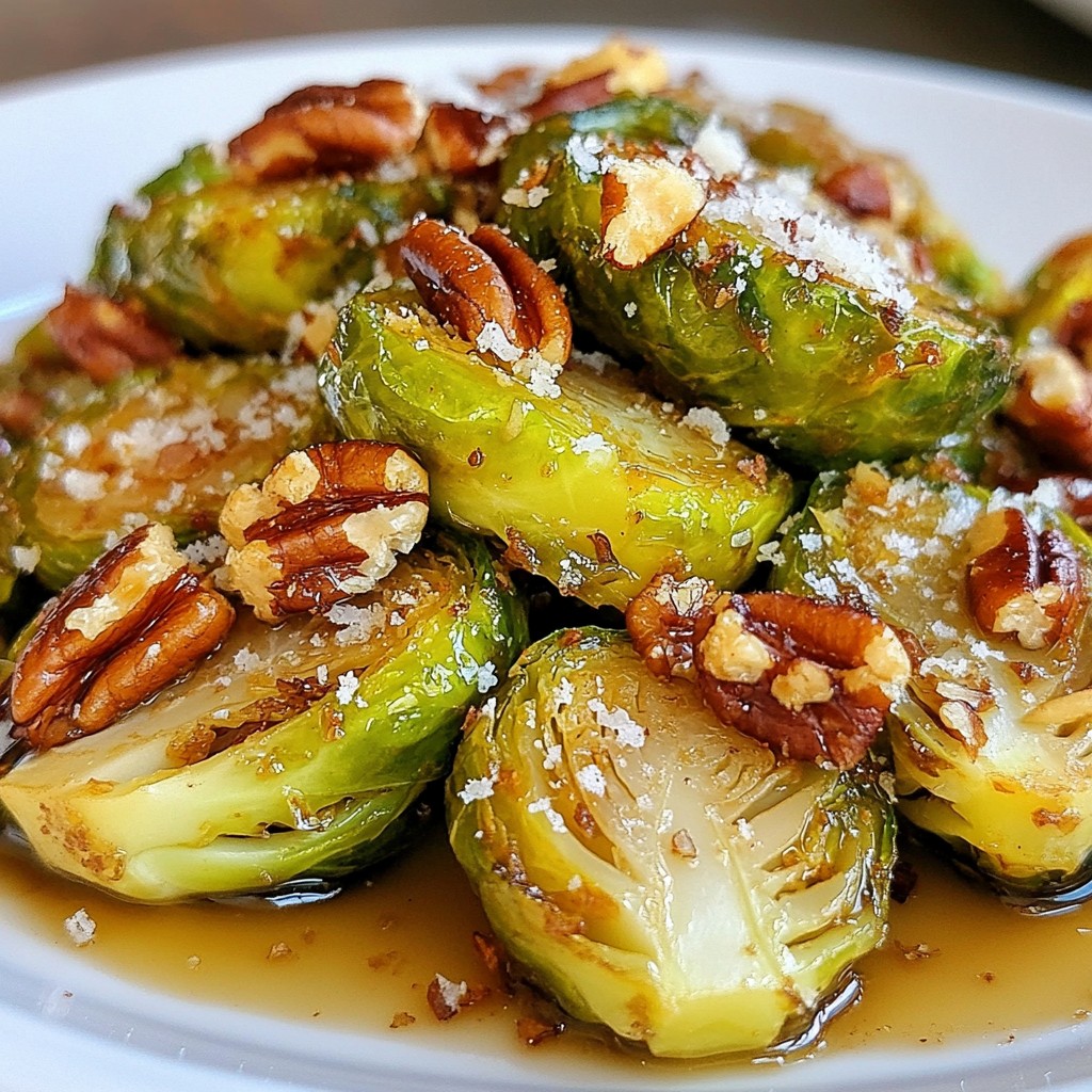 Maple Dijon Brussels Sprouts Tasty Oven-Roasted Treat