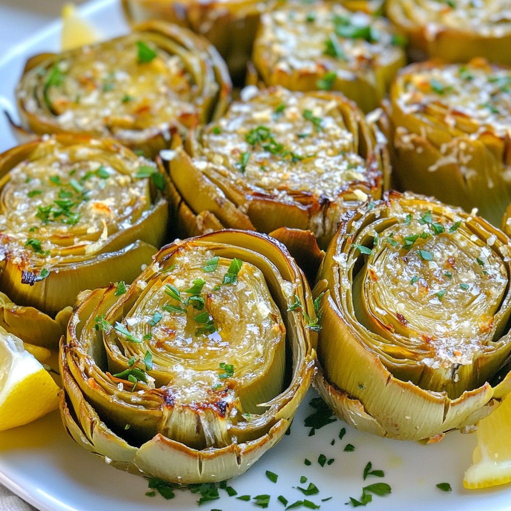 Garlic Parmesan Roasted Artichokes Flavorful Delight
