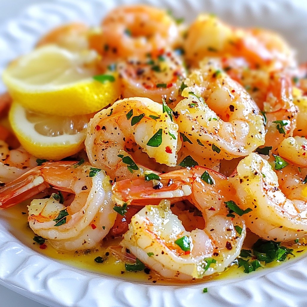 Zesty Lemon Garlic Shrimp Flavorful Dinner Delight