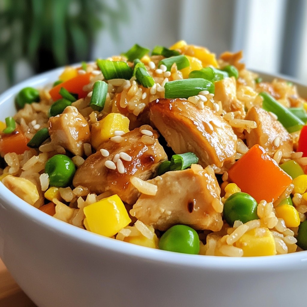 Teriyaki Chicken Fried Rice Delicious Family Meal