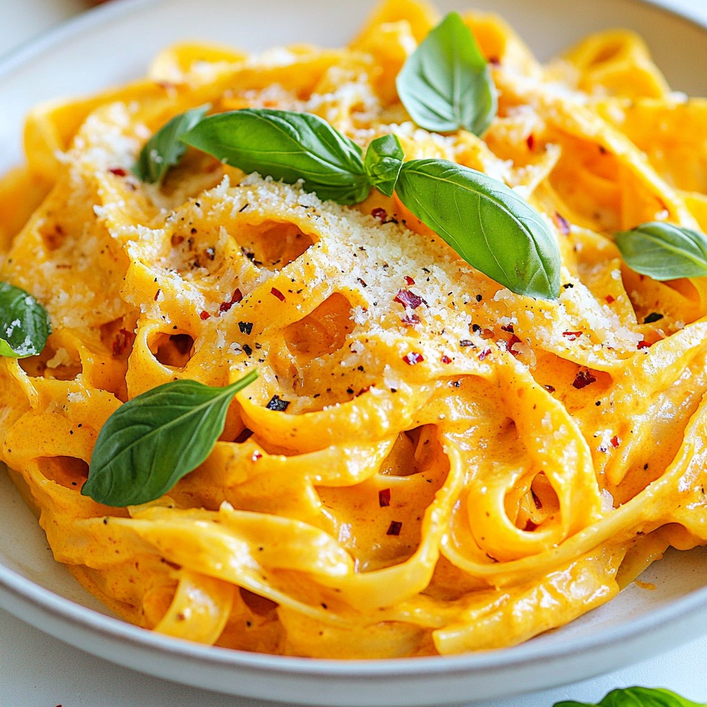 Creamy Roasted Red Pepper Pasta Flavorful Dinner Idea