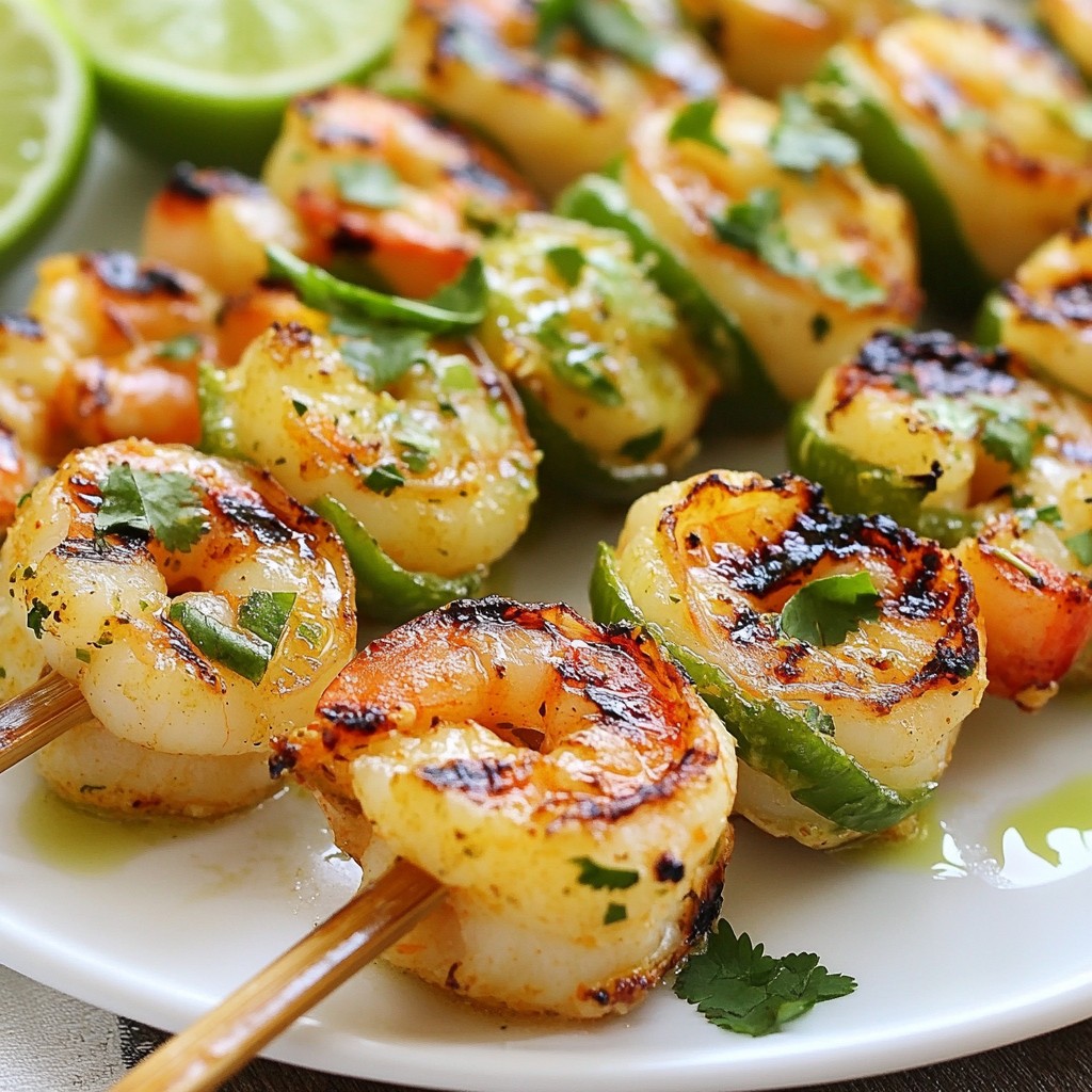 Jalapeno Lime Grilled Shrimp Tasty and Simple Recipe