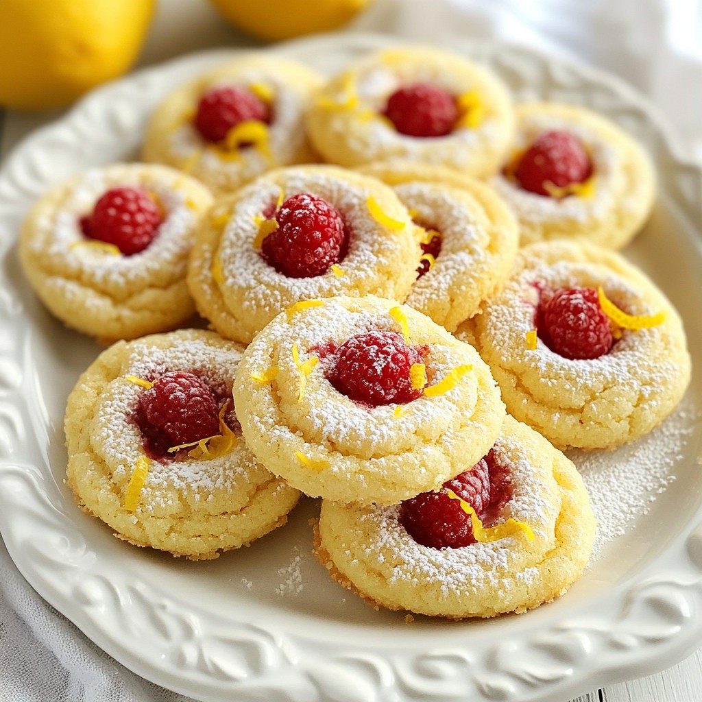 Raspberry Lemon Sugar Cookies Tangy and Flavorful Treat