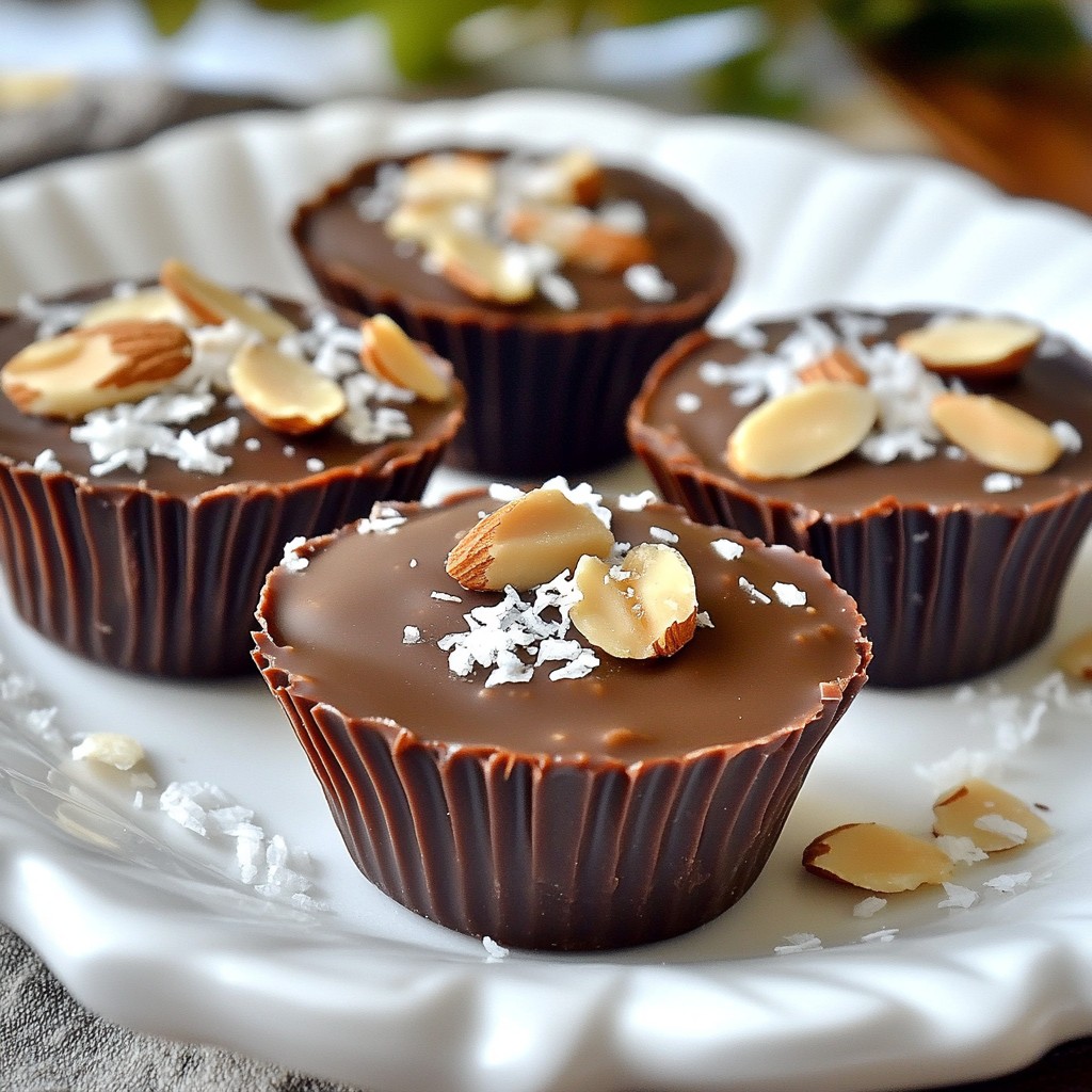 Chocolate Almond Butter Cups Irresistible and Easy Treat