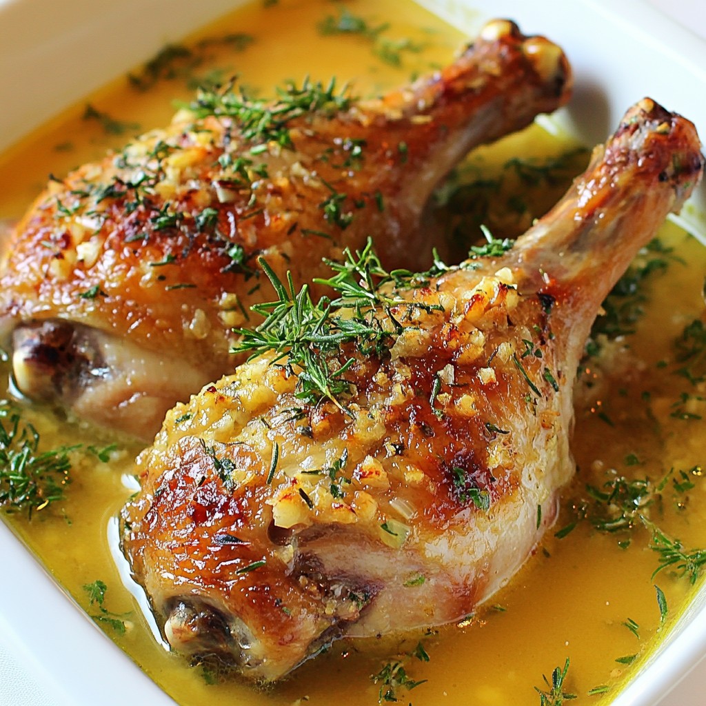 Garlic Herb Roasted Turkey Legs Flavorful and Easy Meal