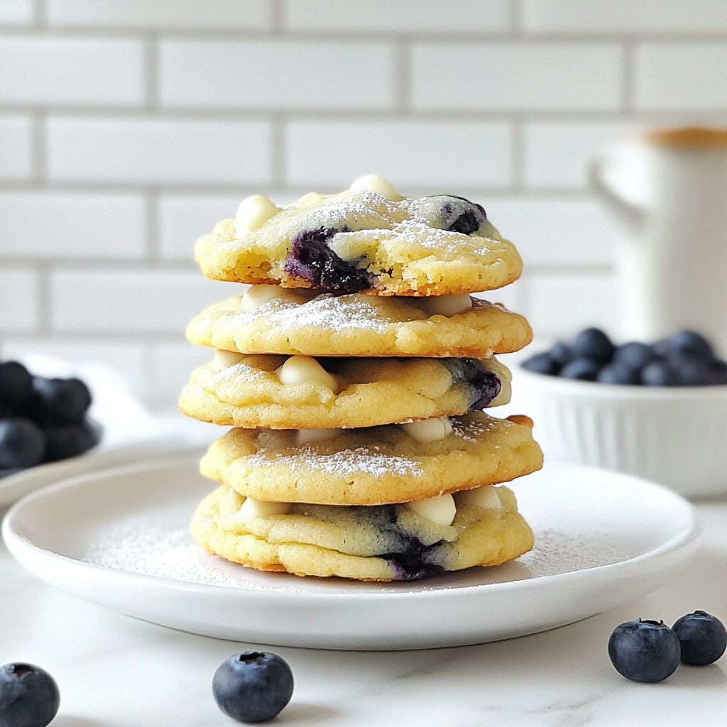 Blueberry Cheesecake Cookies Delightful Homemade Treat