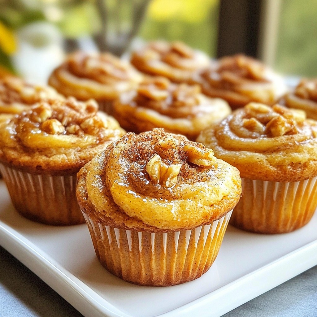 Cinnamon Swirl Banana Muffins Easy and Tasty Treat