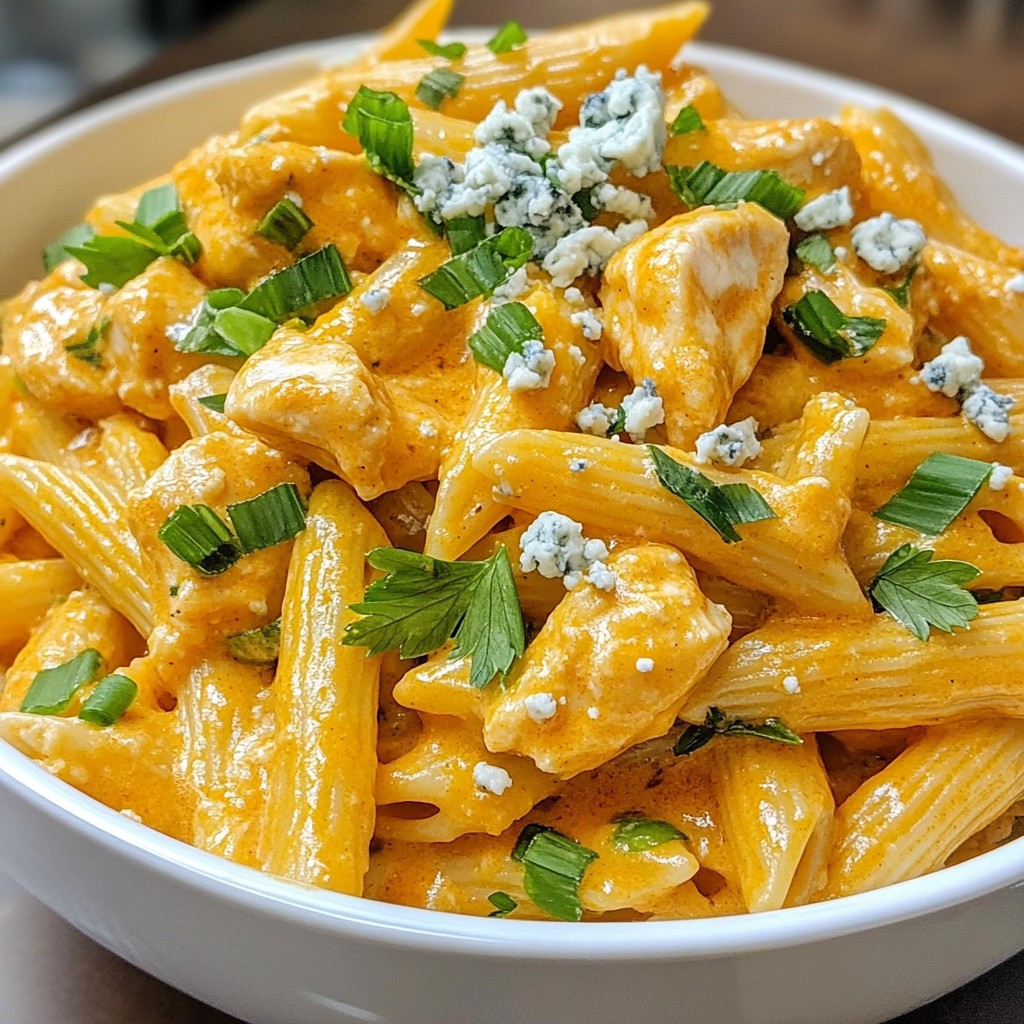 Creamy Buffalo Chicken Pasta Delicious Comfort Meal