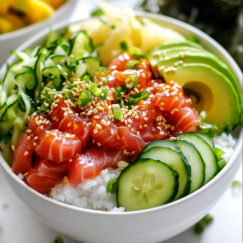 Spicy Tuna Sushi Bowls Flavorful and Simple Recipe