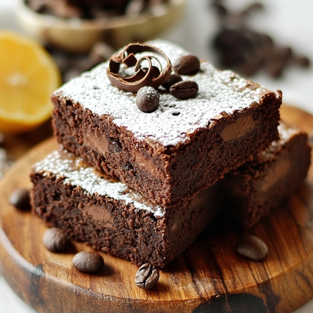 Chocolate Chip Mocha Brownies Rich and Sweet Delight
