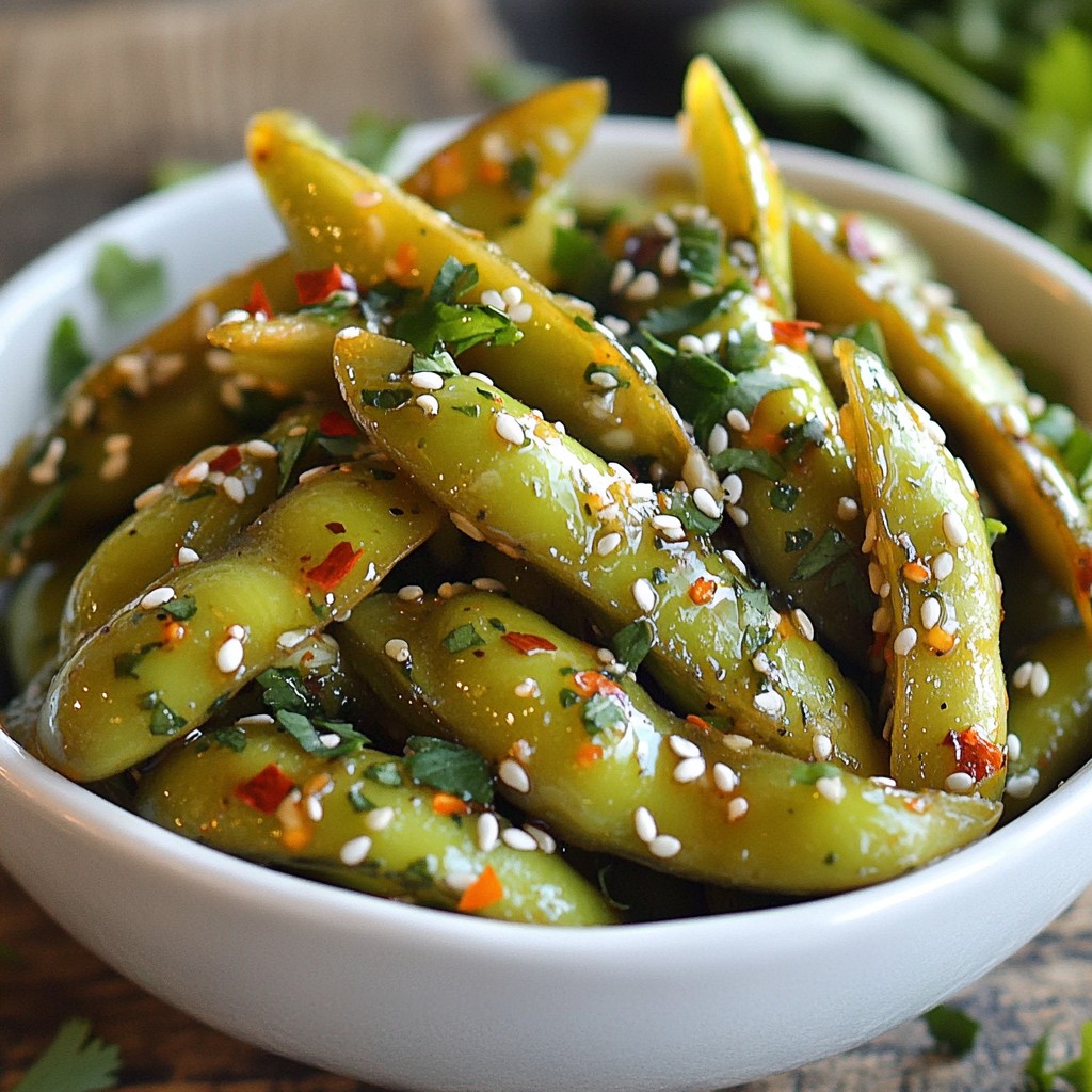 Spicy Garlic Edamame Flavorful and Healthy Snack