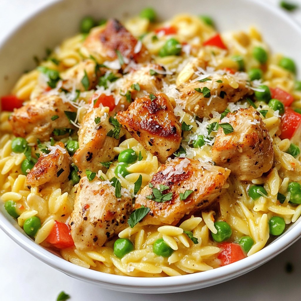 Creamy Cajun Chicken Orzo Flavorful and Easy Meal